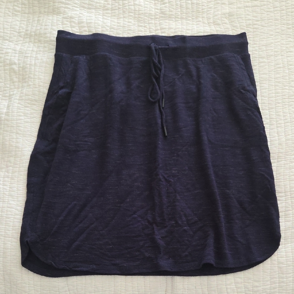 Hilary Radley Dark Blue A-Line Skirt